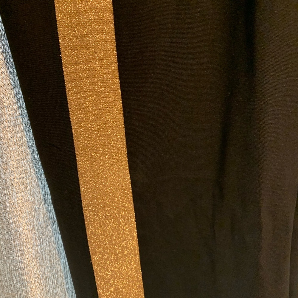 Tibi tuxedo pants with gold strip. Worn once. - Picture 2 of 3